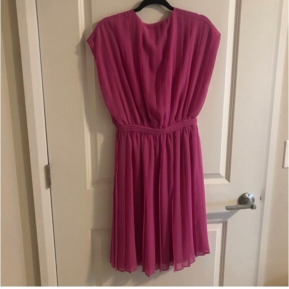 J crew collection pleated blouson dress peony 2 - Picture 5 of 8